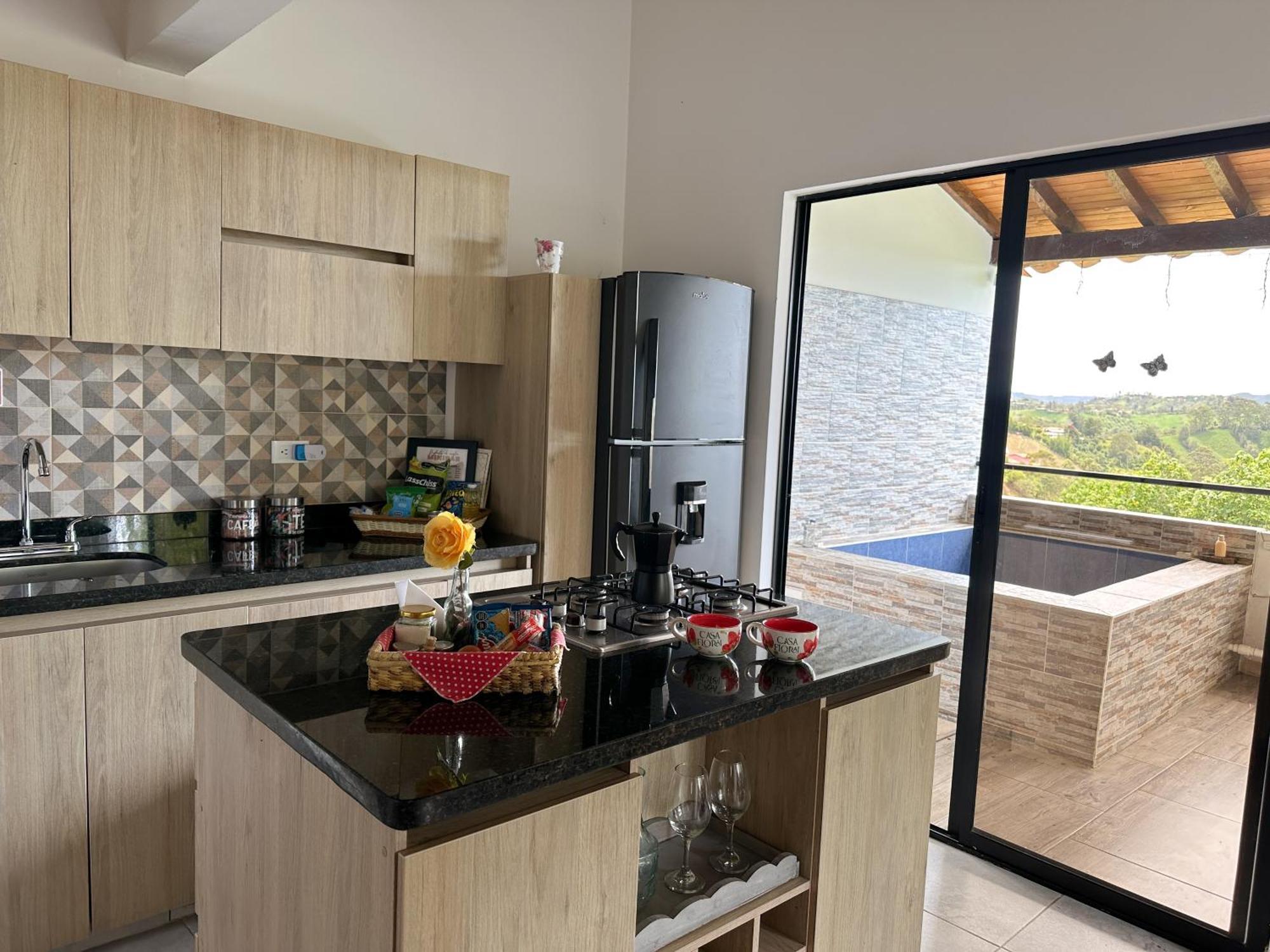 Cabanas Con Jacuzzi Y Chimenea - Casa Floral, Marinilla Ngoại thất bức ảnh